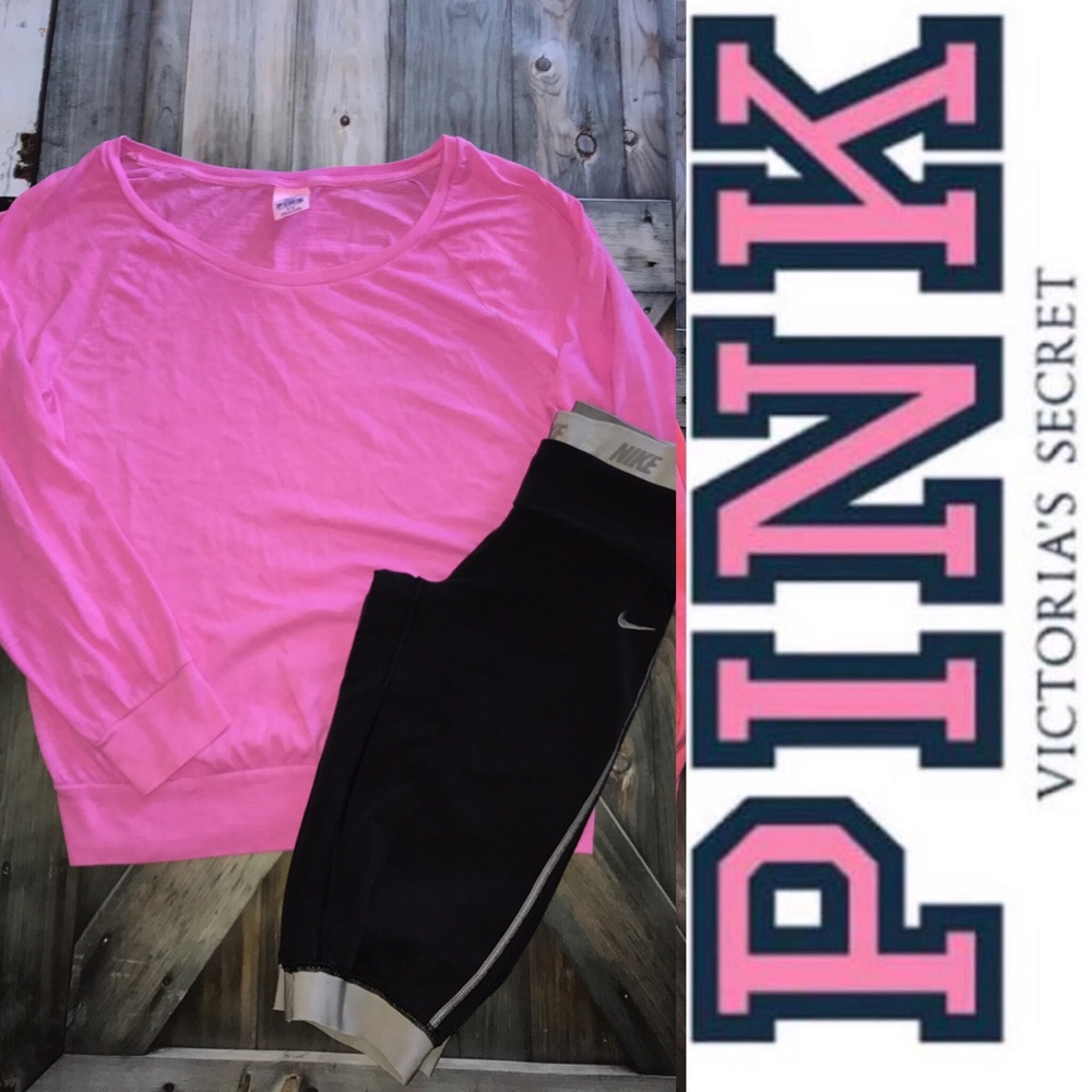 Woman's Pink‎ S Victoria's Secret Long Sleeve 2105